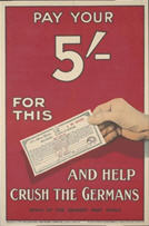 English WWI poster: Pay Your 5'/[Pay Your 5 Shillings]