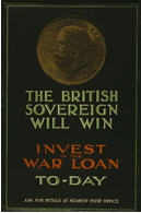 English WWI poster: The British Sovereign Will Win