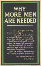 English WWI recruiting poster: Why More Men Are Needed