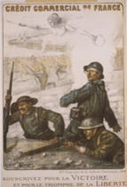 French WWI poster: Crédit Commercial de France