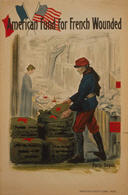 French WWI poster: American Fund for French Wounded 