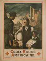 French WWI poster: Croix rouge Américaine