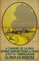 French WWI poster: A l'Aurore de la paix...