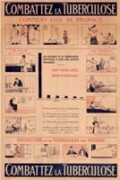 French WWI poster: Combattez la tuberculose