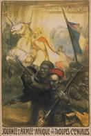 French WWI poster: Journée de l'armée d'Afrique...