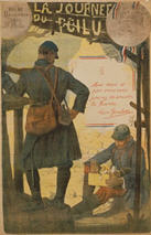 French WWI poster: La journée du Poilu