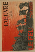 French WWI poster: L'Oeuvre de Gustave Téry...