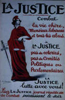 French WWI poster: La justice/[Justice]