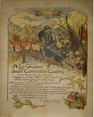 French WWI poster: A la gloire de Jean Corentin Carré
