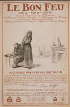 French WWI poster: Le bon feu/1914-1915-1916
