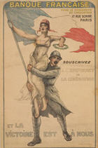French WWI poster: Banque Française pour le commerce... 