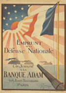 French WWI poster: Emprunt de la Défense Nationale