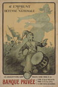 French WWI poster: 4e Emprunt de la Défense Nationale