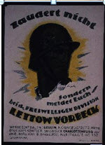 German WWI poster: Zaudert nicht Sondern meldet Euch