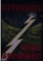 German WWI poster: Fernsprecher/Funker/Blinker Fahrer