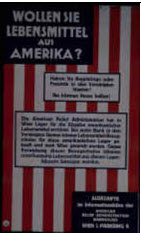 German WWI poster: Wollen Sie Lebensmittel aus Amerika?