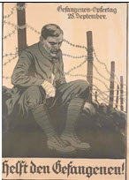 German WWI poster: Gefangenen-Opfertag
