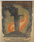 German WWI poster: Württ-Kriegsausstelllung
