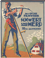 German WWI poster: Das grosse Filmwerk Schwert und Herd
