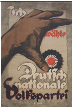 German WWI poster: Ich wähle deutsch nationale Volkspartei