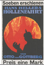 German WWI poster: Hans Hellers Höllenfahrt