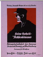 German WWI poster: Verlag August … Berlin