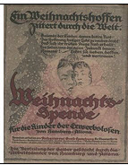 German WWI poster: Ein Weihnachtshoffen zittert durch die Welt