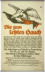 German WWI poster: Bis zum letzten Hauch…