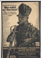 German WWI poster: Garde-Kav. (Schützen) Division...