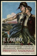 Italian WWI poster: Il lavoro/Ecco il nuovo dovere!