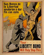 Philippine WW1 poster: Sus Bonos de la Libertad