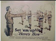 US WWI poster (general): Set 'em up!