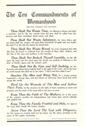 US WWI poster (general): The Ten Commandments