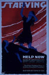 US WWI poster (general): Starving Help Now Mi