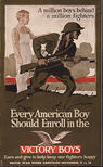 US WWI poster (general): A Million Boys