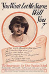 US WWI poster (general): You Won't Let Me