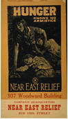 US WWI poster (general): Hunger Knows No Armistice