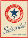 US WWI poster (general): United War Work Camp