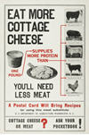 US WWI poster (general): Eat More Cottage Cheese