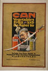 US WWI poster (general): Can Vegetables