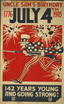 US WWI poster (general): Uncle Sam's Birthday