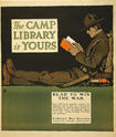 US WWI poster (general): The Camp Library