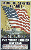 US WWI poster (general): Patriotic Service
