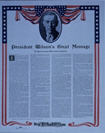 US WWI poster (general): President Wilson
