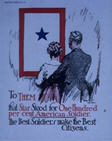 US WWI poster (general): To Them That Star