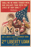 US WWI poster (general): Shall we be more