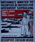US WWI poster (general): Mechanics Wanted to
