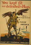 US WWI poster (general): You Kept Fit