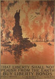 US WWI poster (general): That Liberty Shall