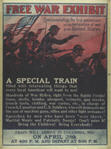 US WWI poster (general): Free War Exhibit
